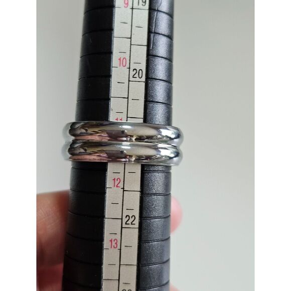 Tungsten Forever silver tone ring size 11.25 - Picture 7 of 12